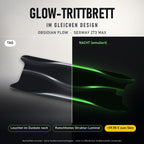 Glow-Trittbrett – OBSIDIAN FLOW, Tag/Nacht