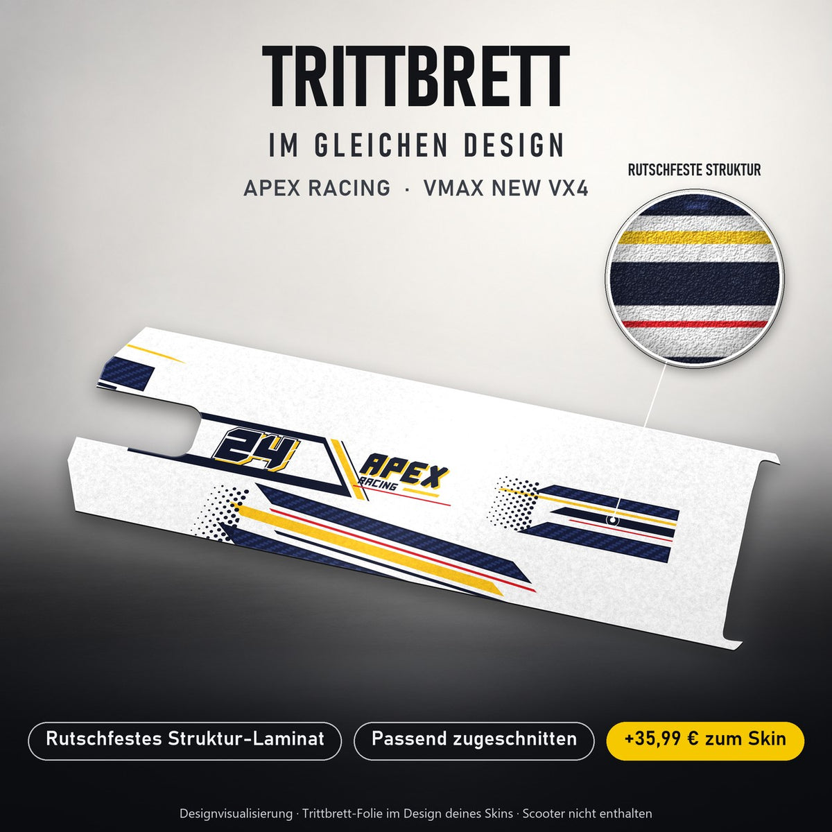 Trittbrett im gleichen Design – APEX RACING