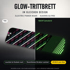 Glow-Trittbrett – ELECTRIC POWER MIAMI, Tag/Nacht