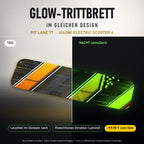 Glow-Trittbrett – PIT LANE 77, Tag/Nacht