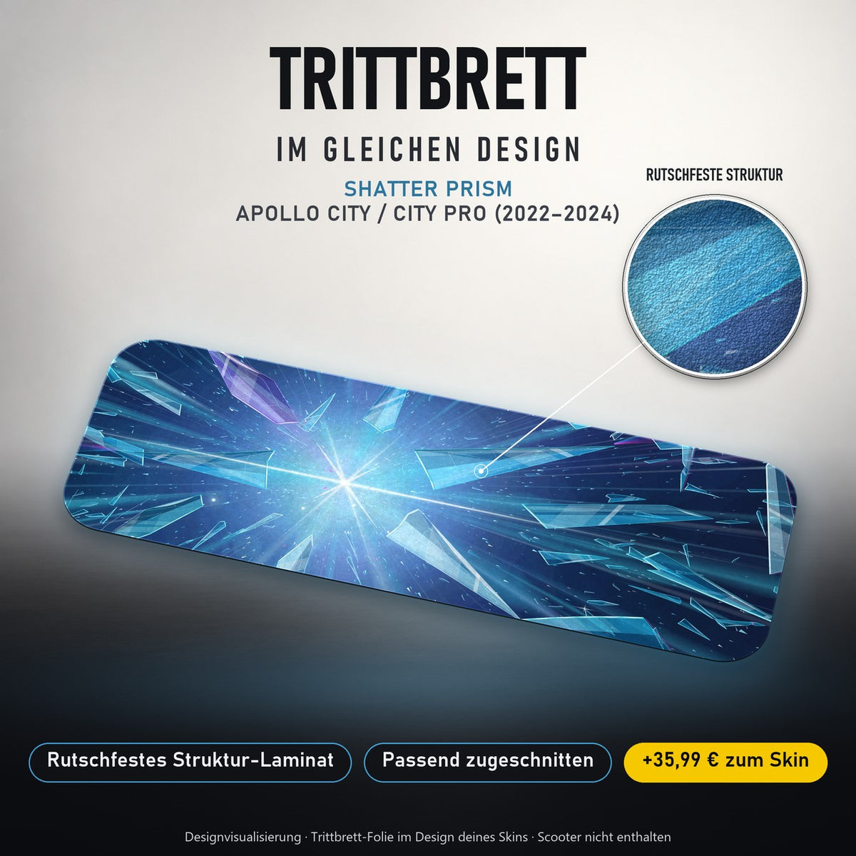 Trittbrett im gleichen Design – SHATTER PRISM