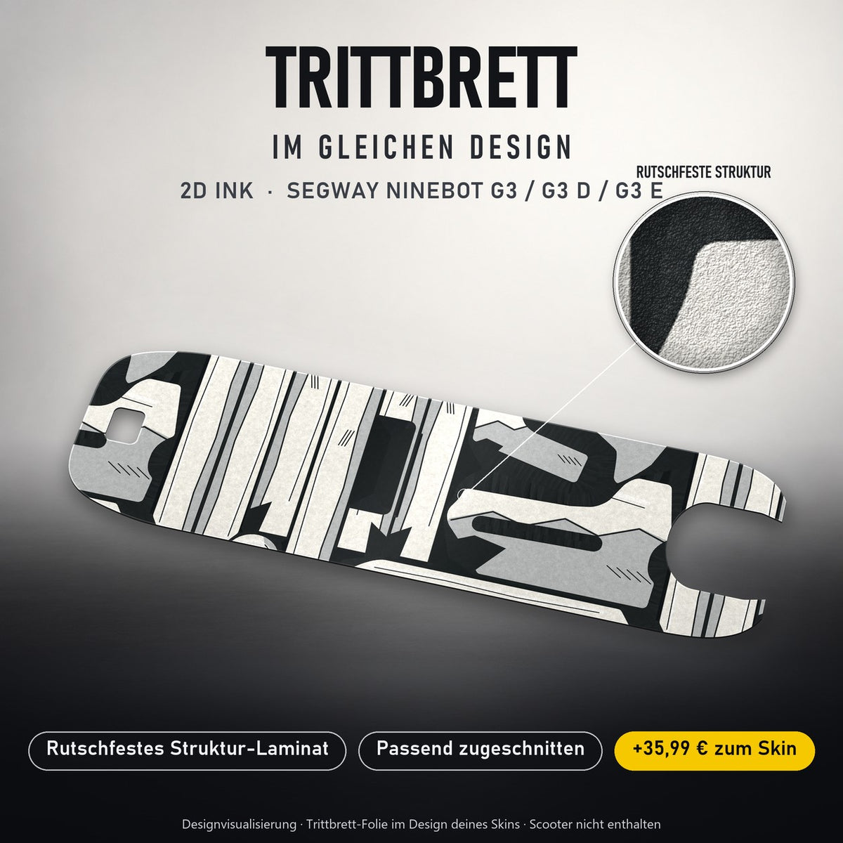 Trittbrett im gleichen Design – 2D INK
