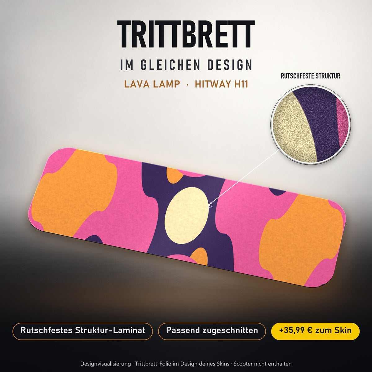 Trittbrett im gleichen Design – LAVA LAMP