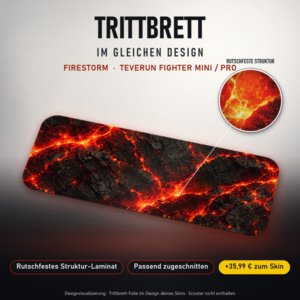 Trittbrett im gleichen Design – FIRESTORM