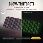 Glow-Trittbrett – TARTAN CLUB, Tag/Nacht