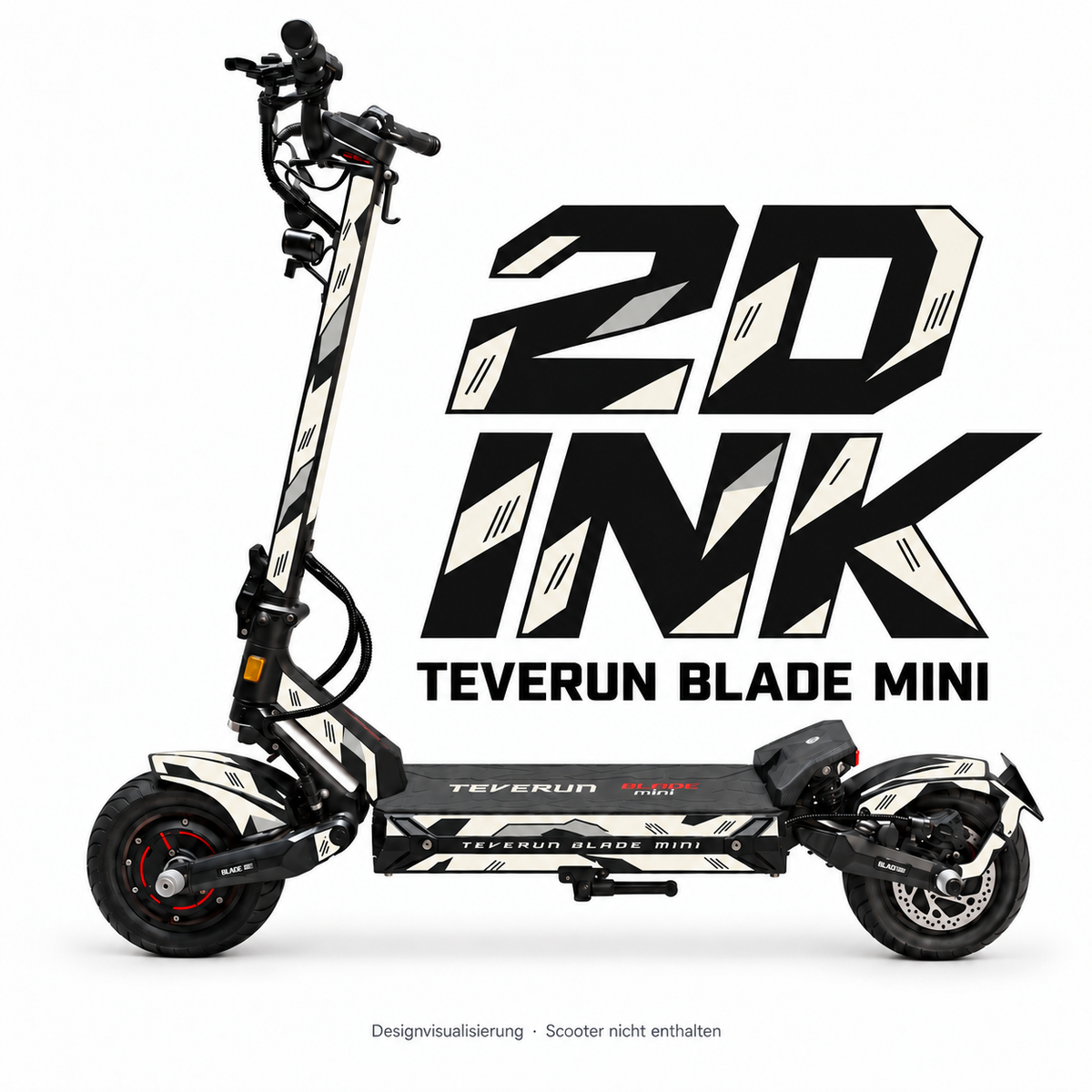 Teverun Blade Mini Skin 2D INK – Designvorschau mit Designname