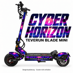 Teverun Blade Mini Skin CYBER HORIZON – Designvorschau mit Designname