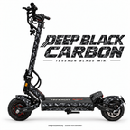 Teverun Blade Mini Skin DEEP BLACK CARBON – Designvorschau mit Designname