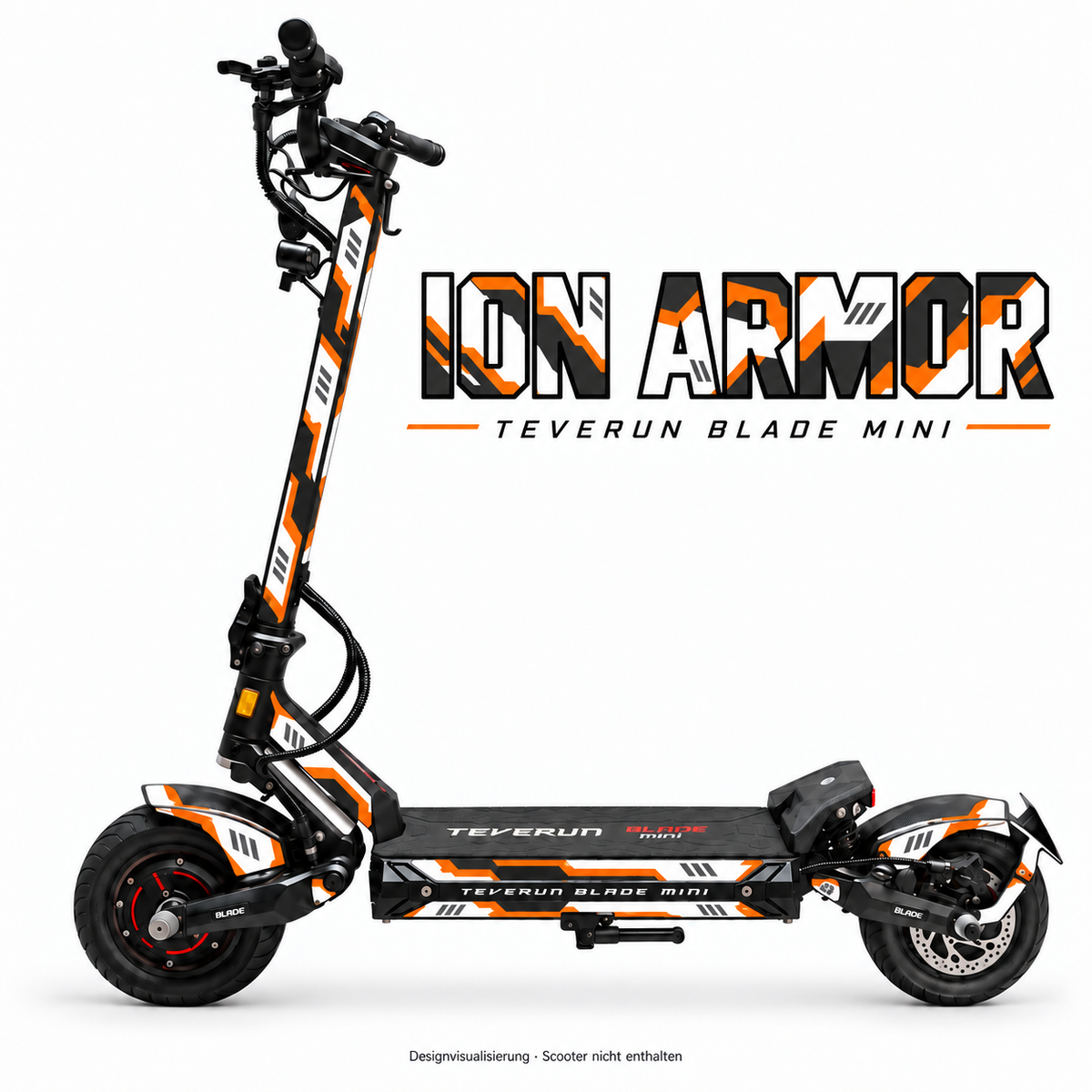 Teverun Blade Mini Skin ION ARMOR – Designvorschau mit Designname
