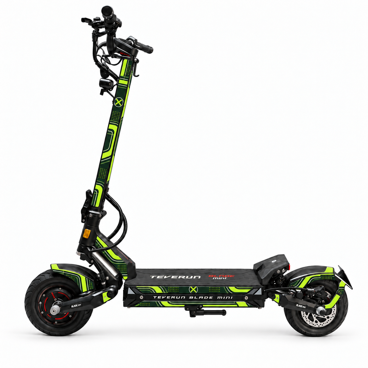 Teverun Blade Mini Skin LIME RUSH – digitale Designvorschau