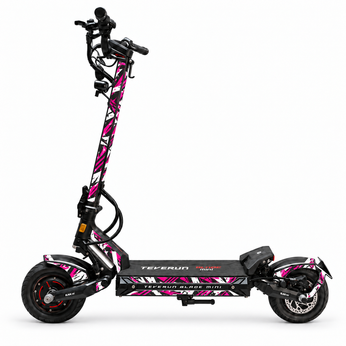Teverun Blade Mini Skin MAGENTA CHAOS – digitale Designvorschau