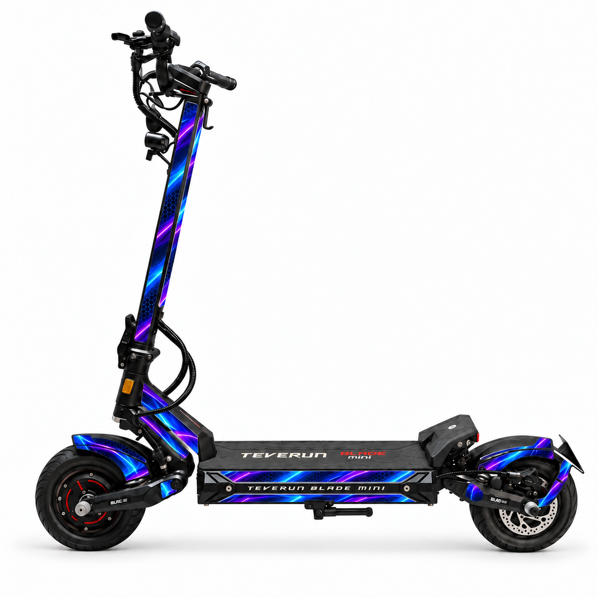 Teverun Blade Mini Skin NEON CURRENT – digitale Designvorschau
