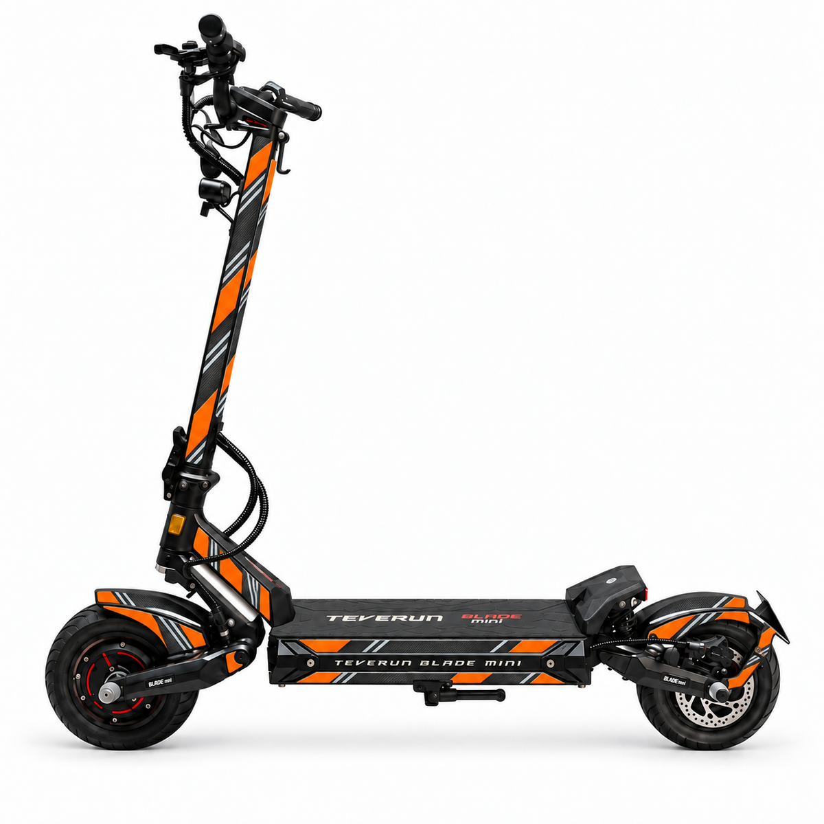 Teverun Blade Mini Skin ORANGE VELOCITY – digitale Designvorschau