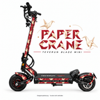 Teverun Blade Mini Skin PAPER CRANE – Designvorschau mit Designname