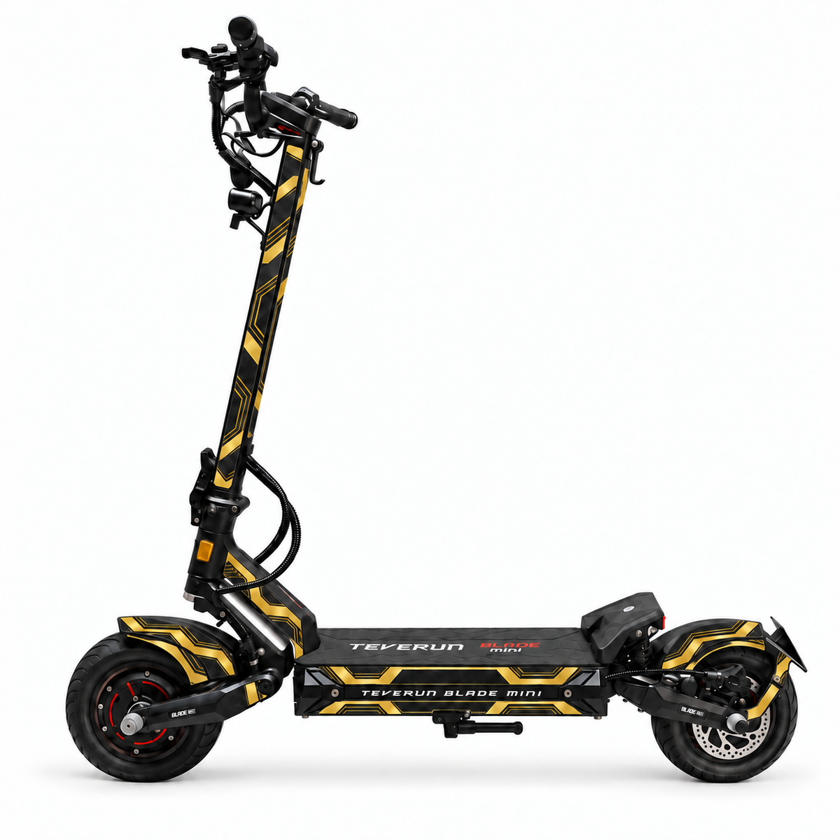 Teverun Blade Mini Skin PHANTOM GOLD – digitale Designvorschau