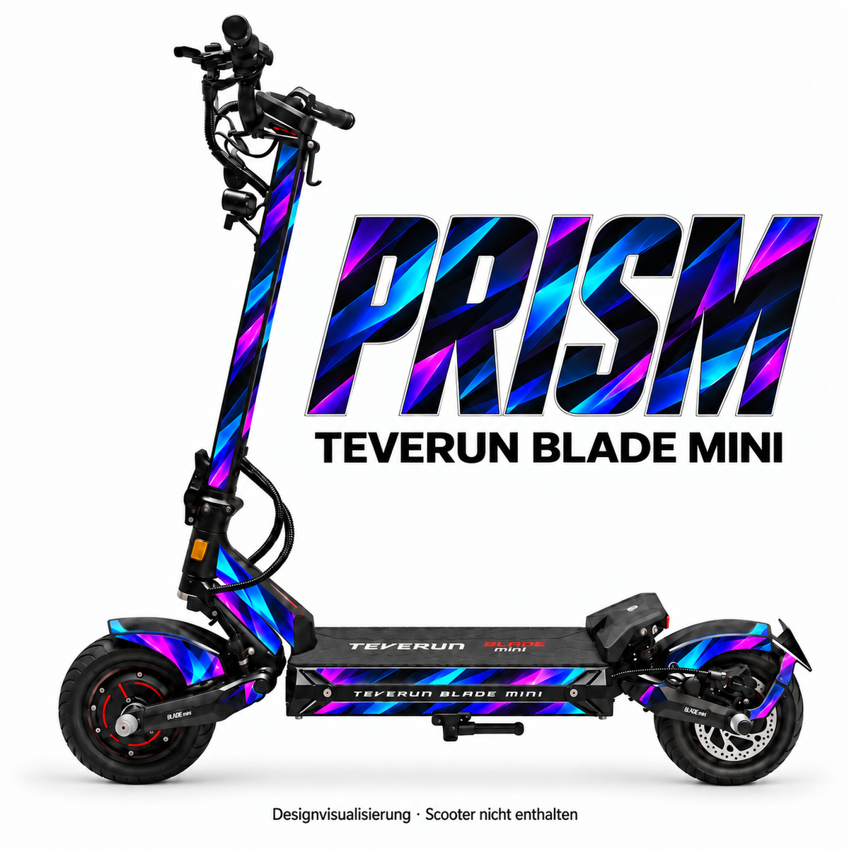 Teverun Blade Mini Skin PRISM – Designvorschau mit Designname