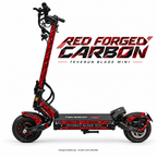 Teverun Blade Mini Skin RED FORGED CARBON – Designvorschau mit Designname