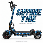 Teverun Blade Mini Skin SAPPHIRE TIDE – Designvorschau mit Designname