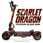Teverun Blade Mini Skin SCARLET DRAGON – Designvorschau mit Designname