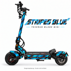 Teverun Blade Mini Skin STRIPES BLUE – Designvorschau mit Designname