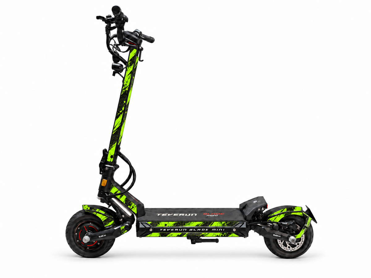 Teverun Blade Mini Skin TOXIC GRID – digitale Designvorschau