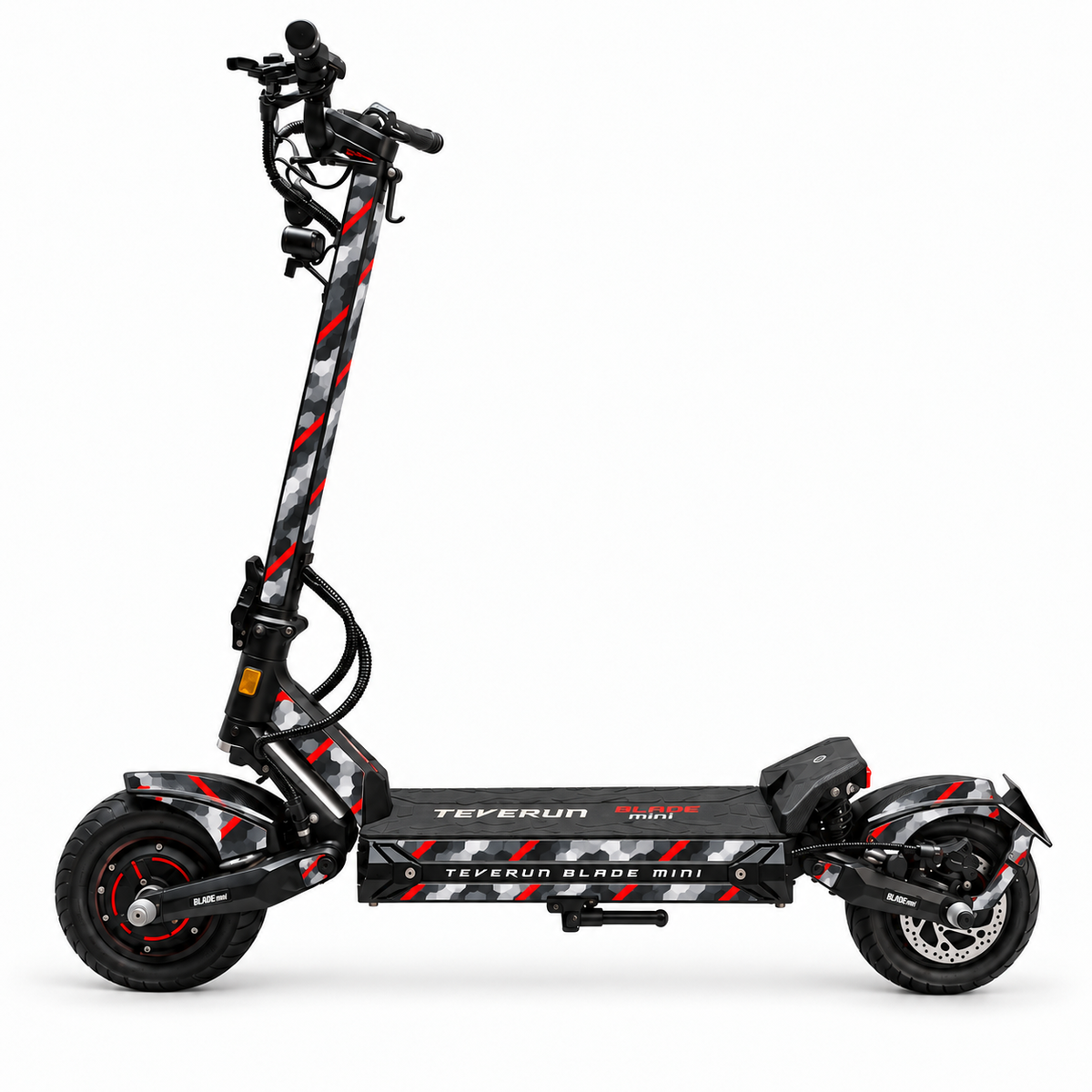 Teverun Blade Mini Skin URBAN RED CAMO – digitale Designvorschau