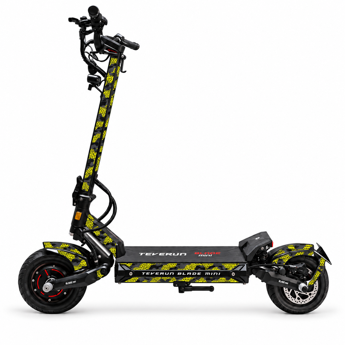 Teverun Blade Mini Skin YELLOW CYBER CAMOUFLAGE – digitale Designvorschau