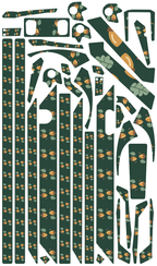 ACORN TRAIL für Teverun Fighter Mini: 38 Originalteile des Skin-Sets.