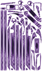 AMETHYST VEIN für Teverun Fighter Mini: 38 Originalteile des Skin-Sets.