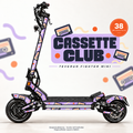 CASSETTE CLUB Skin für Teverun Fighter Mini. Felgenaufkleber separat erhältlich.