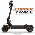 COPPER TRACE Skin für Teverun Fighter Mini. Felgenaufkleber separat erhältlich.