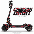 CRIMSON ORBIT Skin für Teverun Fighter Mini. Felgenaufkleber separat erhältlich.