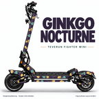 GINKGO NOCTURNE Skin für Teverun Fighter Mini. Felgenaufkleber separat erhältlich.