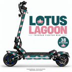 LOTUS LAGOON Skin für Teverun Fighter Mini. Felgenaufkleber separat erhältlich.