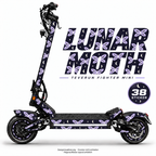 LUNAR MOTH Skin für Teverun Fighter Mini. Felgenaufkleber separat erhältlich.