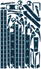 MANTA für Teverun Fighter Mini: 38 Originalteile des Skin-Sets.