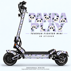 PANDA PLAY Skin für Teverun Fighter Mini. Felgenaufkleber separat erhältlich.