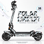POLAR CIRCUIT Skin für Teverun Fighter Mini. Felgenaufkleber separat erhältlich.