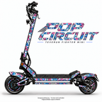 POP CIRCUIT Skin für Teverun Fighter Mini. Felgenaufkleber separat erhältlich.