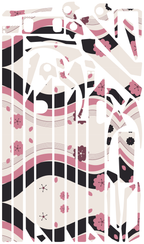 SAKURA INK für Teverun Fighter Mini: 38 Originalteile des Skin-Sets.