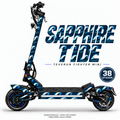SAPPHIRE TIDE Skin für Teverun Fighter Mini. Felgenaufkleber separat erhältlich.