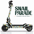 SNAIL PARADE Skin für Teverun Fighter Mini. Felgenaufkleber separat erhältlich.