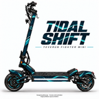 TIDAL SHIFT Skin für Teverun Fighter Mini. Felgenaufkleber separat erhältlich.
