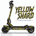 YELLOW SHARD Skin für Teverun Fighter Mini. Felgenaufkleber separat erhältlich.