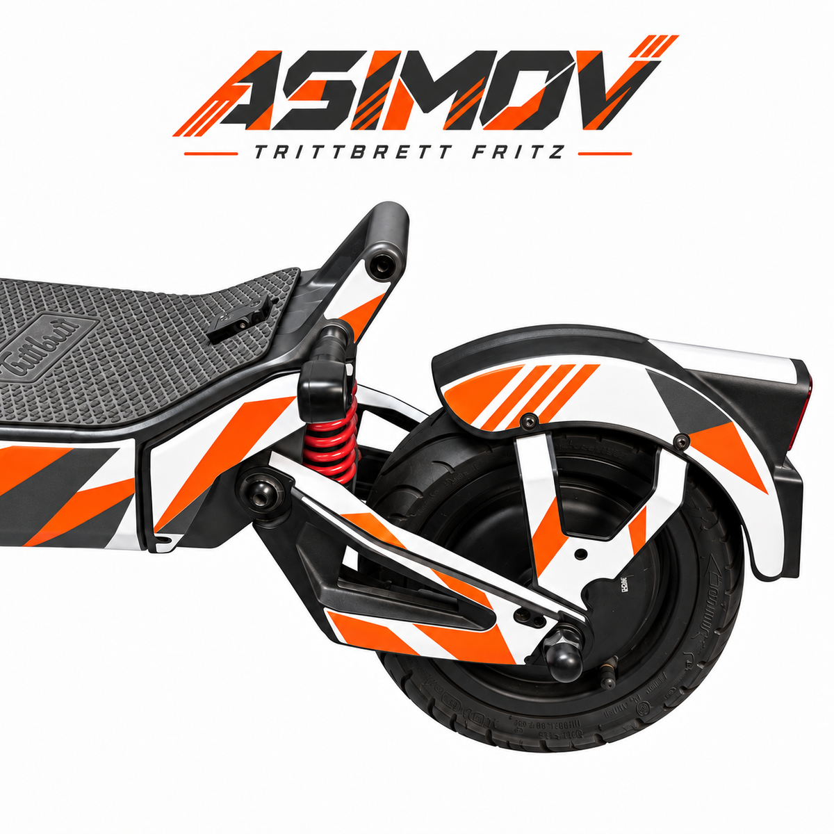 Trittbrett Fritz ASIMOV Skin – Heck und Hinterrad