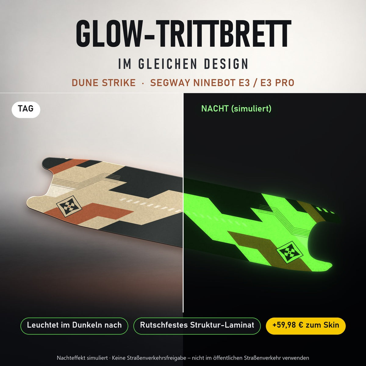 Glow-Trittbrett – DUNE STRIKE, Tag/Nacht