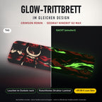 Glow-Trittbrett – CRIMSON RONIN, Tag/Nacht