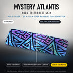 TRITTBRETT SKIN | MYSTERY ATLANTIS – Holo Silber (+24,99 €, Lieferzeit ca. 2 Wochen): Standard und Holo-Silberfolie im Vergleich, Holo-Effekt simuliert.