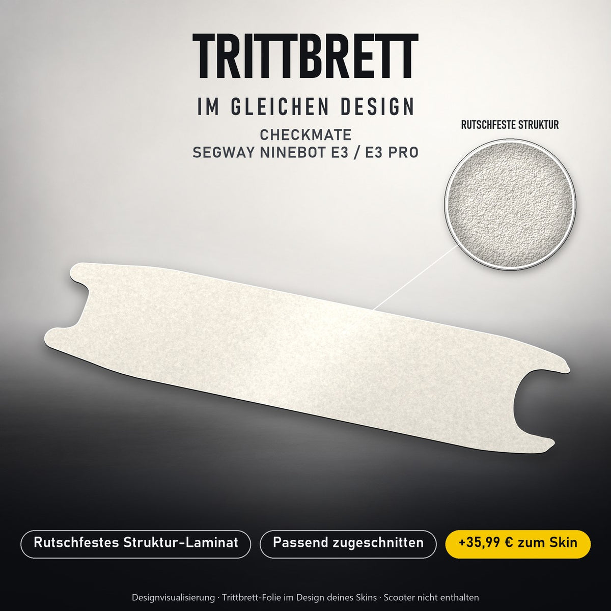 Trittbrett im gleichen Design – CHECKMATE