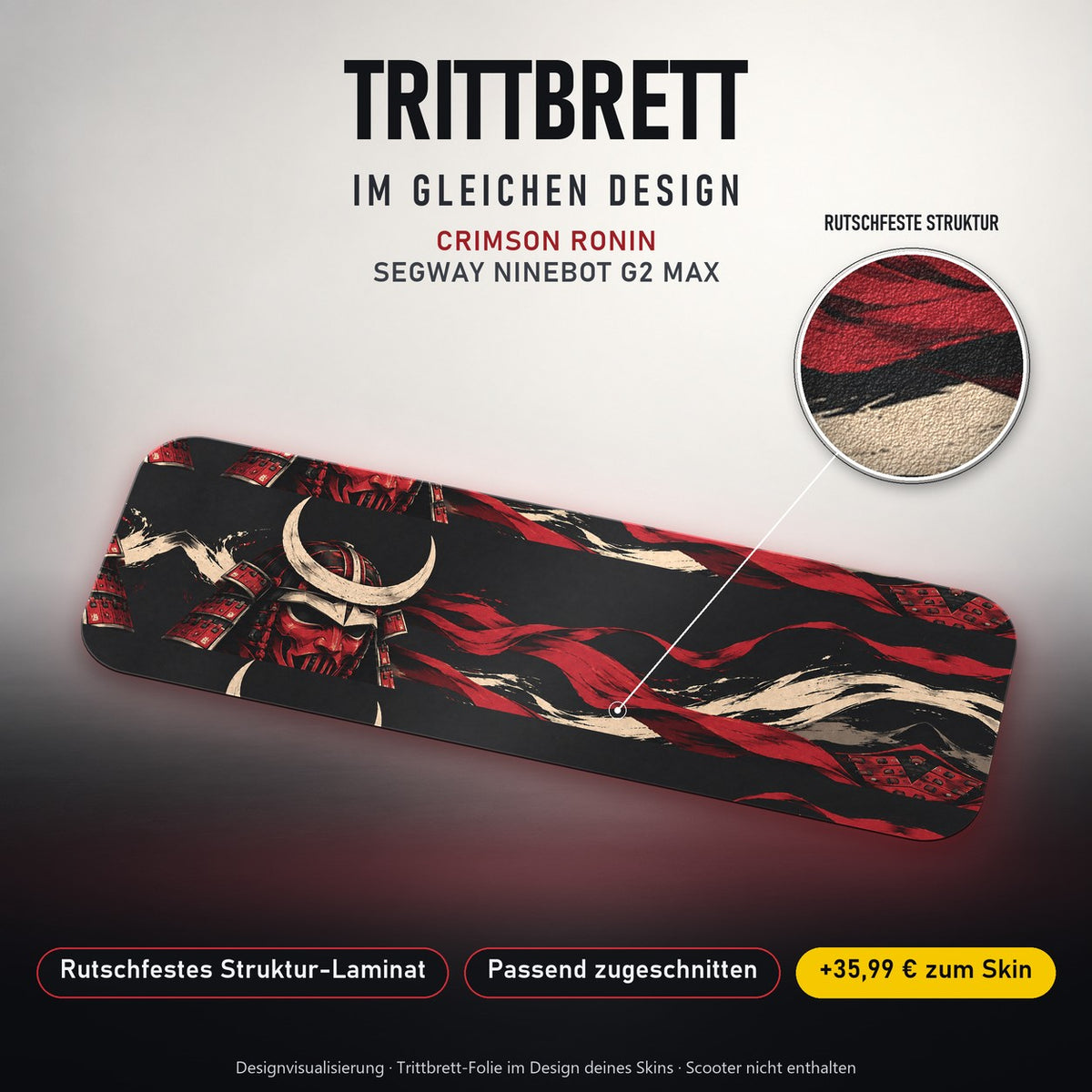 Trittbrett im gleichen Design – CRIMSON RONIN